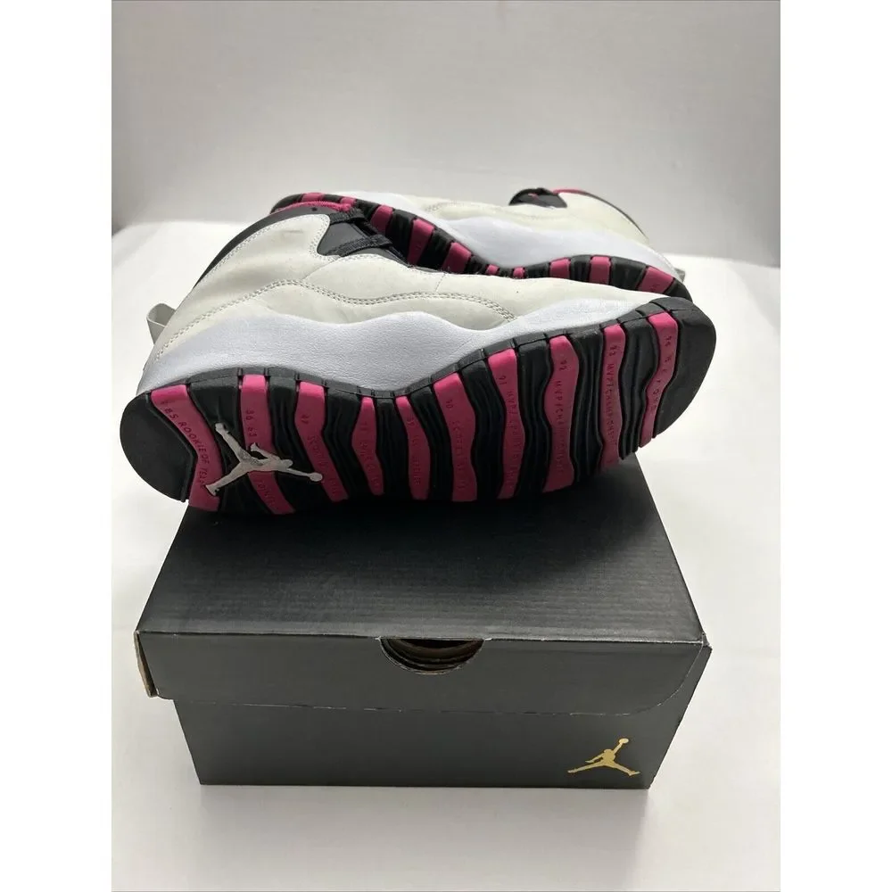Air Jordan 10‎ Retro White/Pink (487211-008) Kid's Size 6.5Y